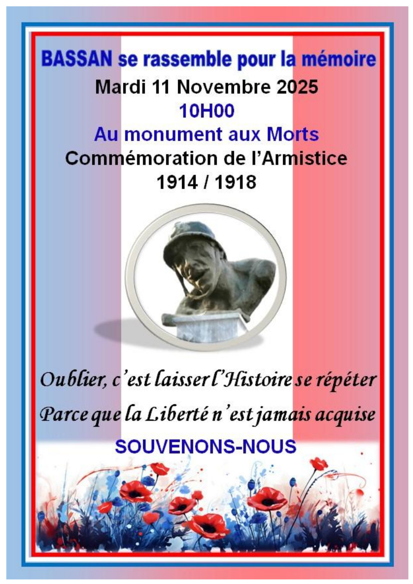 Commémoration de l'Armistice 