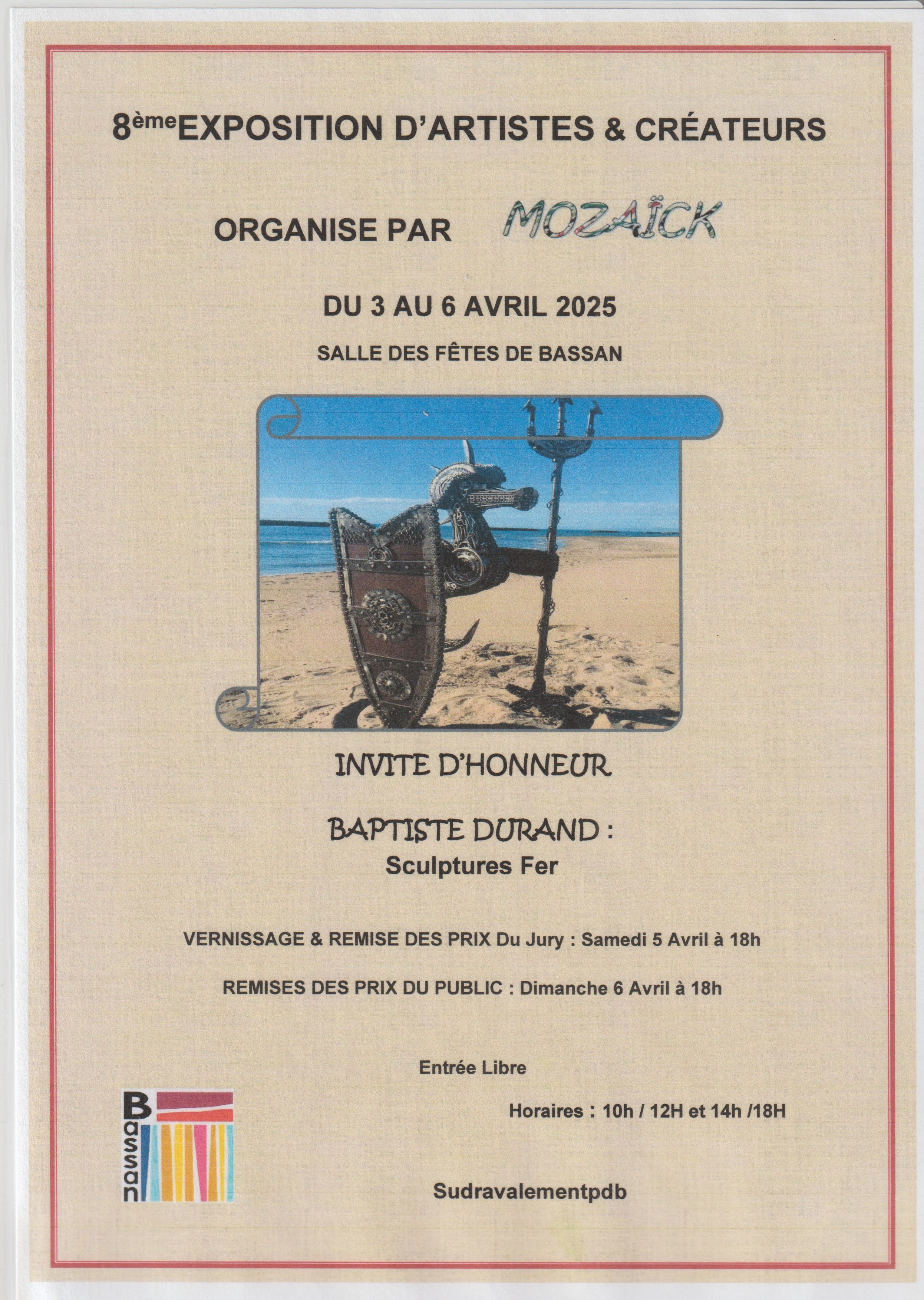 8ème exposition d'artistes & créateurs - MOZAÏCK