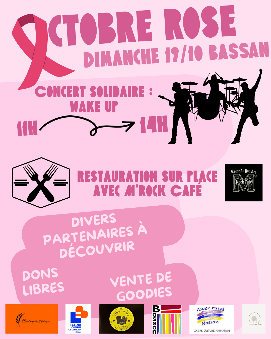 Concert solidaire - Octobre Rose - Ligue contre le Cancer