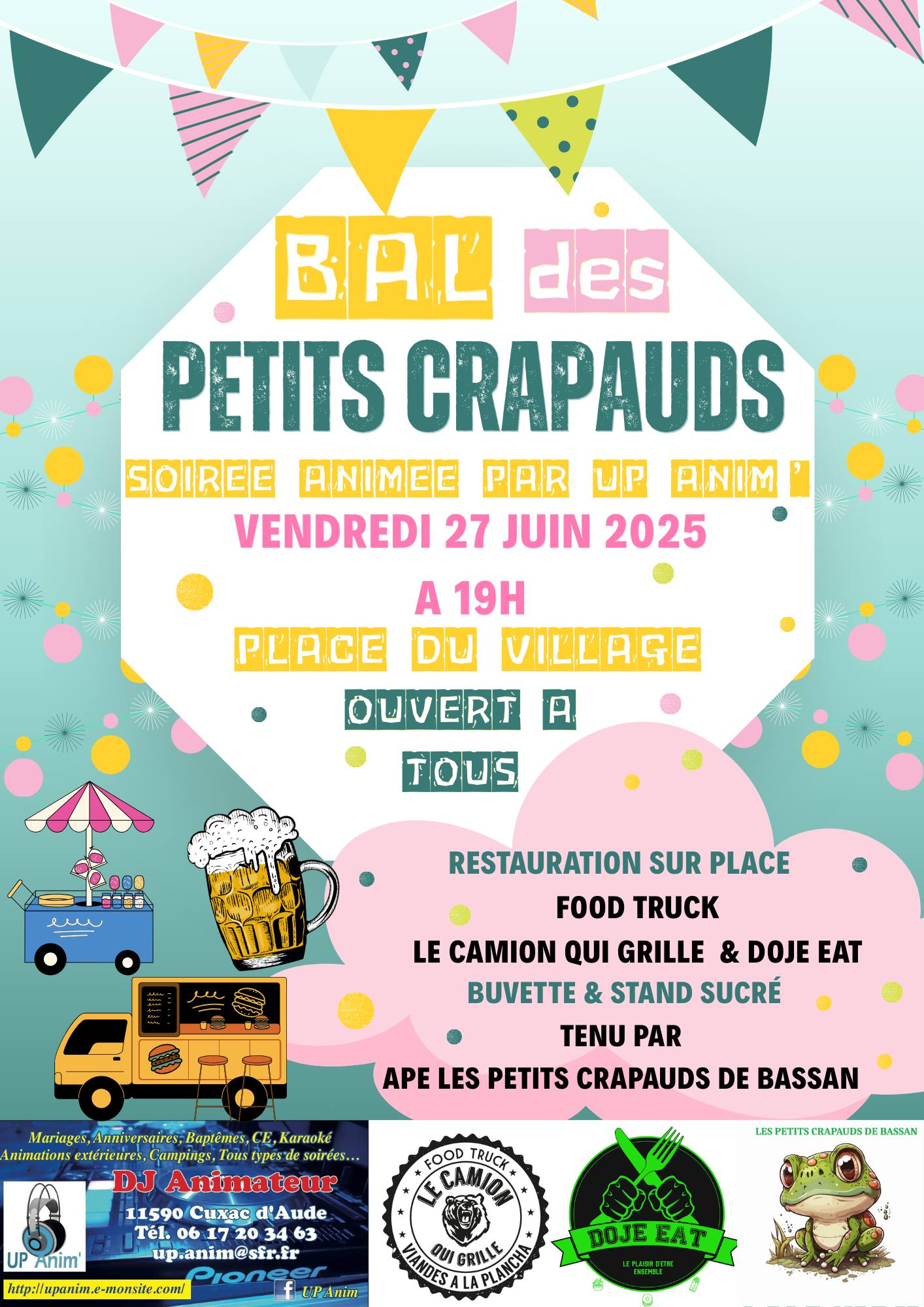Bal des Petits Crapauds - vendredi 27 juin